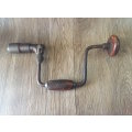 Vintage Hand Brace Drill, Ratchet Type, Sheffield (Working)