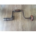 Vintage Hand Brace Drill, Ratchet Type, Sheffield (Working)