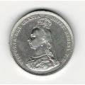 1887 Silver Shilling