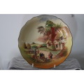 ROYAL DOULTON RUSTIC ENGLAND series-SCALLOPED DISH  country scene