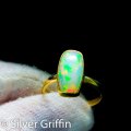 2.89 Ct Ethiopian Tsehay Mewcha Natural Opal Set in 9ct Solid Gold.