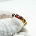 BALTIC AMBER,925 SILVER RING, SIZE 8  IMPORTED FROM EUROPE