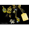 18CT SOLID GOLD JEWELRY PIECES 16.6g