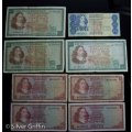 MIXED LOT SA NOTES AS PER PICTURE * ONE BID FOR ALL 8 NOTES