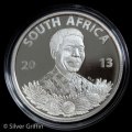 Protea Life of a Legend-Nelson Mandela  R1 SILVER 925