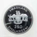 143/500 Rarely seen the Swaziland 30th  Anniversary, 5oz 999 SILVER (LEGAL TENDER)