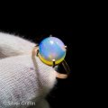 Only from Silver Griffin 3.9 ct  Natural Ethiopian Opal Set in 9ct Solid Gold.