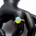 Only from Silver Griffin 3.13 ct  Natural Ethiopian Opal Set in 9ct Solid Gold.