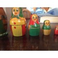 Russian Babuschka Dolls. Set of 5