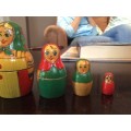 Russian Babuschka Dolls. Set of 5