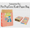 Creative Interactive Pet Toy - Pet Popcorn Kraft Paper Bag