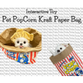 Creative Interactive Pet Toy - Pet Popcorn Kraft Paper Bag