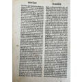 Incunabula page. 16th Century