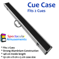 Pool Cue Case Aluminium (Fits 2 Cues)
