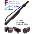 Pool Cue Case Leather Tube (Fits 2 Cues)