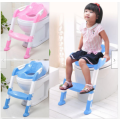 Kids Potty Training Toilet Ladder Portable Folding Chair Adjustable Step Stool Ladder for Baby