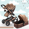 Baby Pram /Stroller - 2 Function Foldable Baby Pram (Khaki) belecoo brand