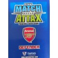 Match Attax - Bacary Sagna - Arsenal