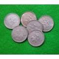 RHODESIA COINS : FIVE CENTS \ VYF SENT (period 1970s)