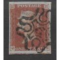 GREAT BRITAIN  PENNY RED  Number 5 Maltese Cross Cancel                             £200 ( R5000-00)