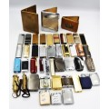 *SMOKERS LOT*WOW!! LARGE COLLECTION OF 41 X LIGHTERS AND 3 X CIGARETTE CASES !