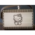 Wooden Handbag Hello Kitty