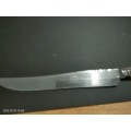 Sterling Silver Handle on Cake knife. Blade is  stainless steel.