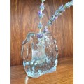 Vintage Scandinavian Single Bloom Glass Vase/ Candle Holder
