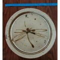 South african Artist Tim Morris Dragonfly Large pottery charger