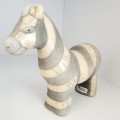 South African Raku Pottery Zebra figurine