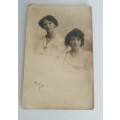 1920 Pre War postcard of two lovely ladies and beautiful handwritten message