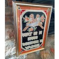 Religious Afrikaans Foil Glass Art