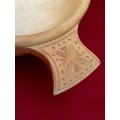 Mid Century/Retro Hand Craved Handled Wooden Bowl made by HAG HANDGESCHNITZT