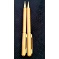 Vintage Pair of Scripto Gold Toned Pencils