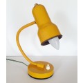 Vintage Retro Yellow Enamel Table Lamp