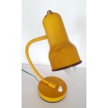 Vintage Retro Yellow Enamel Table Lamp