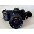 Vibtage Canon T50 Photography Film Camera Zoom Lens Sakar 35-75MM Macro