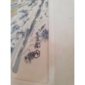 Original old Chinese Silk painting signed painting