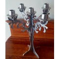 Beautiful silver plated 5 arm Candelabra