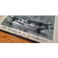 Large Orginal Photo Franklin D Roosevelt War Battleship Aircraft carrier Returning from Vietnam war