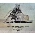 1952 Luipaards Vlei MINE Safety Competition Award Silver Plated Tray