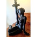 Woman Body Art Sculpture Ceramic Table Lamp