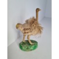 Vintage Felt Ostrich Figurine
