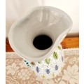 Vintage Retro Italy Bitossi Piume Multicolored Vase/Urn Feather Pattern Aldo Londi