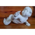 Rosenthal figurine Crawling Baby designed by Liselotte Specht-Buchting (1904-1987) in 1937. Marked