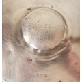 Hallmark Sterling Silver Crystal Cut Glass Powder Jar
