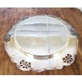 Vintage JT & Co LTD EPNS Silver Tray ( Made in England)