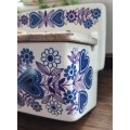 Arabia Finland Porcelain Kitchen Salt Box Scandinavian Vintage Retro