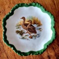 Pottery Gardens Olde World potterwoods Porcelain Plate with Ducks Design