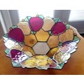 Large Stained Plexi / Arcylic Glass bowl